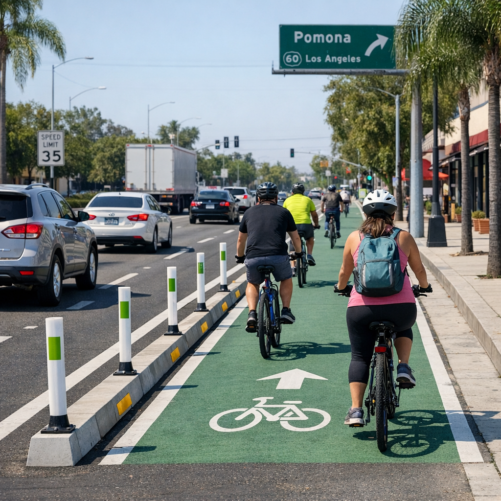 Pomona’s Commitment to Safer Streets: Enhancing Bike-Friendly Infrastructure